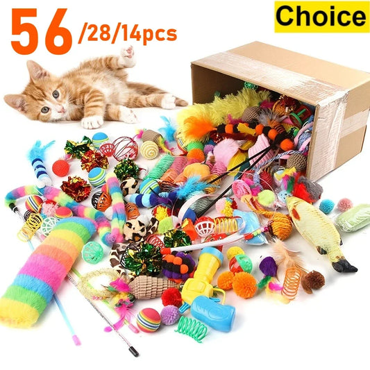 Set 56/28/14 Jouets Variés pour Chat