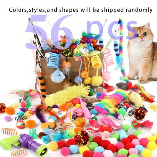 Set 56/28/14 Jouets Variés pour Chat