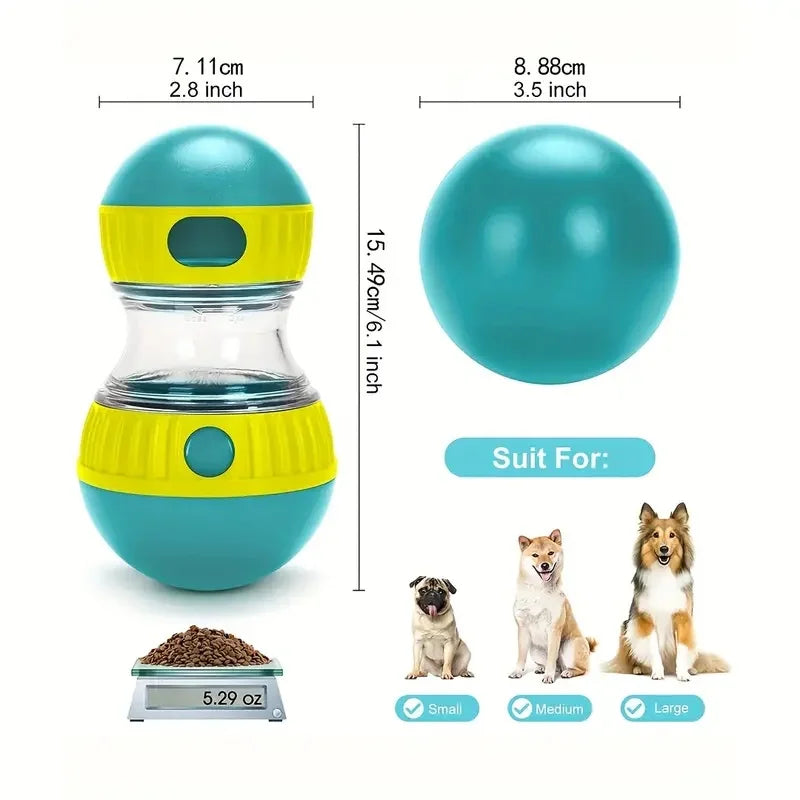 Interaktiver Leckerli-Spenderball für Hunde oder Katzen