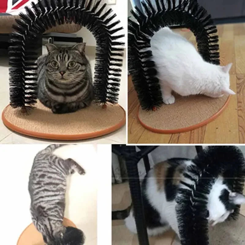 Selbstreinigender Massagebogen für Katzen