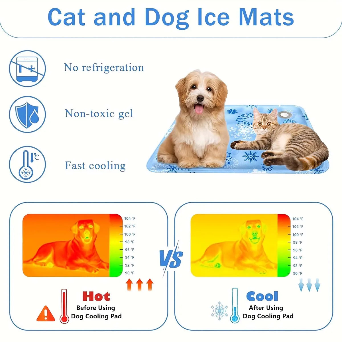 Pet cooling mat