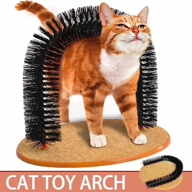 Selbstreinigender Massagebogen für Katzen